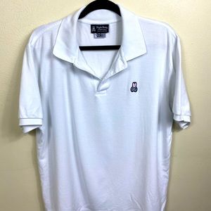 Psycho Bunny White Polo Shirt